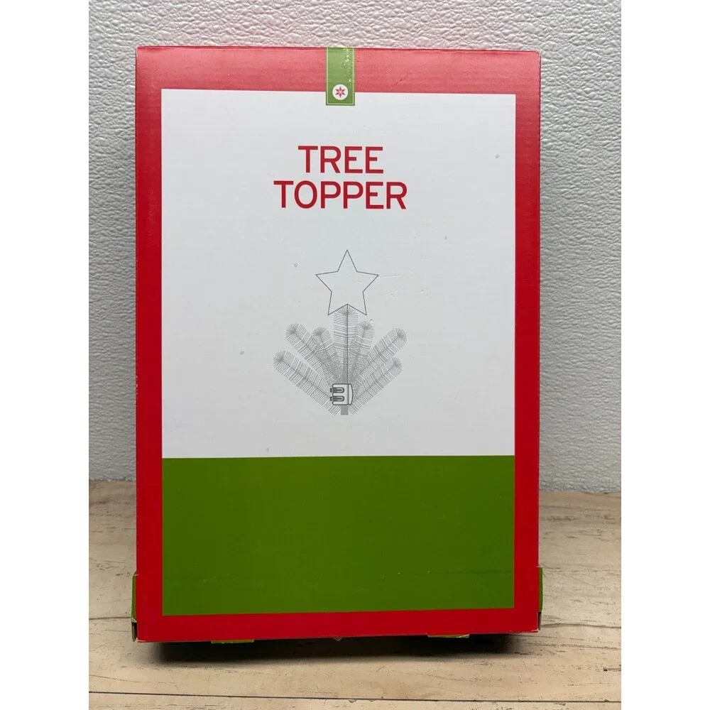 2015 Multi Colored Gem Snowflake Christmas Tree Topper 12